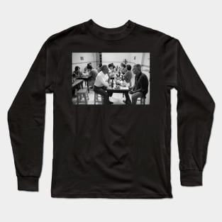 President Barack Obama with Anthony Bourdain Long Sleeve T-Shirt